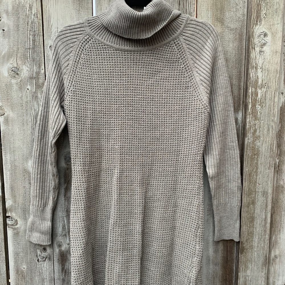 Turtleneck Knit Dress